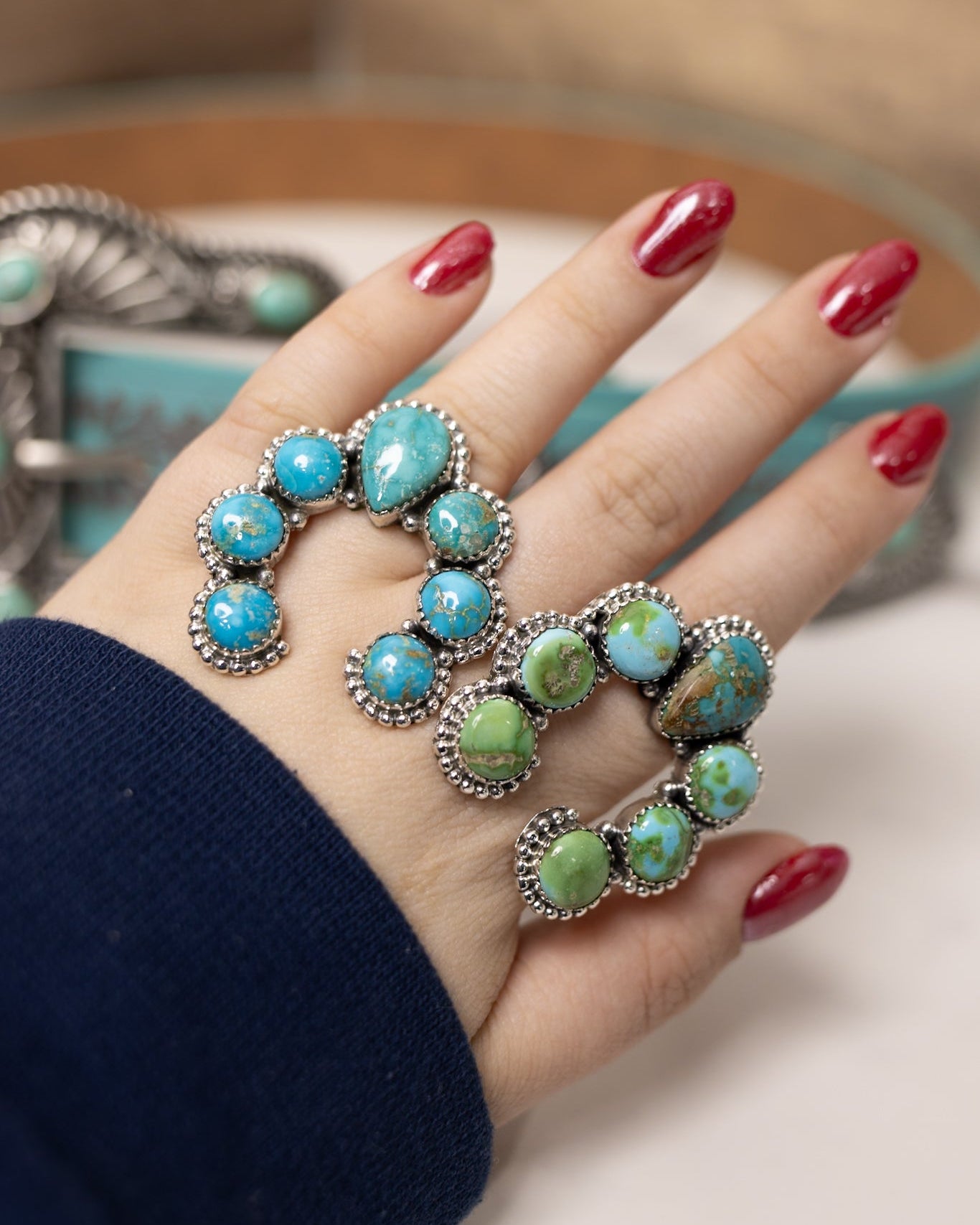 New In Town Squash Blossom Rings-Ring Sizers-Krush Kandy, Women's Online Fashion Boutique Located in Phoenix, Arizona (Scottsdale Area)