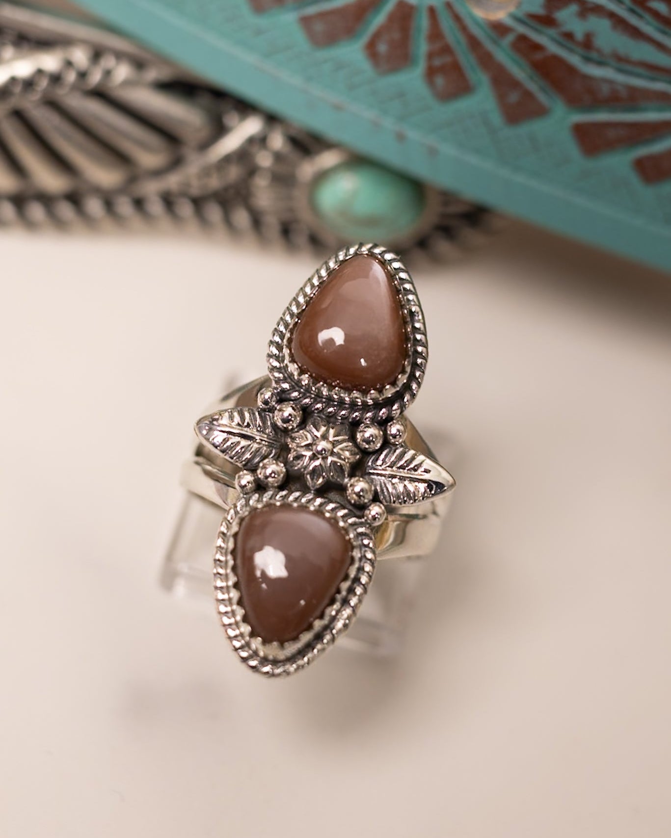 Peacekeeper Stone Ring-Statement Rings-Krush Kandy, Women's Online Fashion Boutique Located in Phoenix, Arizona (Scottsdale Area)