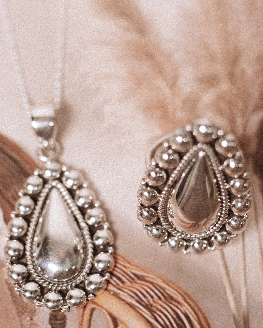 To The Point Sterling Necklace & Ring-Chain Necklaces-Krush Kandy, Women's Online Fashion Boutique Located in Phoenix, Arizona (Scottsdale Area)