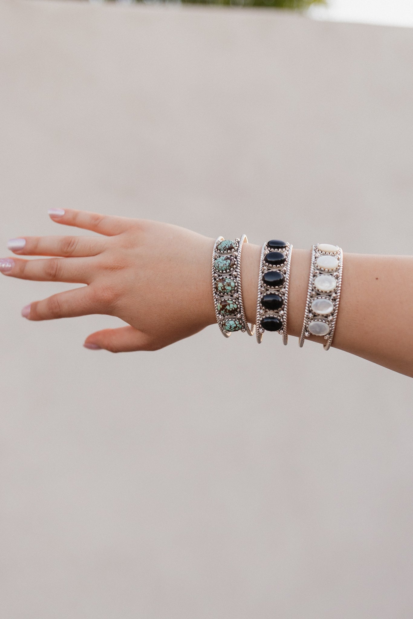 Twisted Trail Stone Cuff-Cuffs-Krush Kandy, Women's Online Fashion Boutique Located in Phoenix, Arizona (Scottsdale Area)