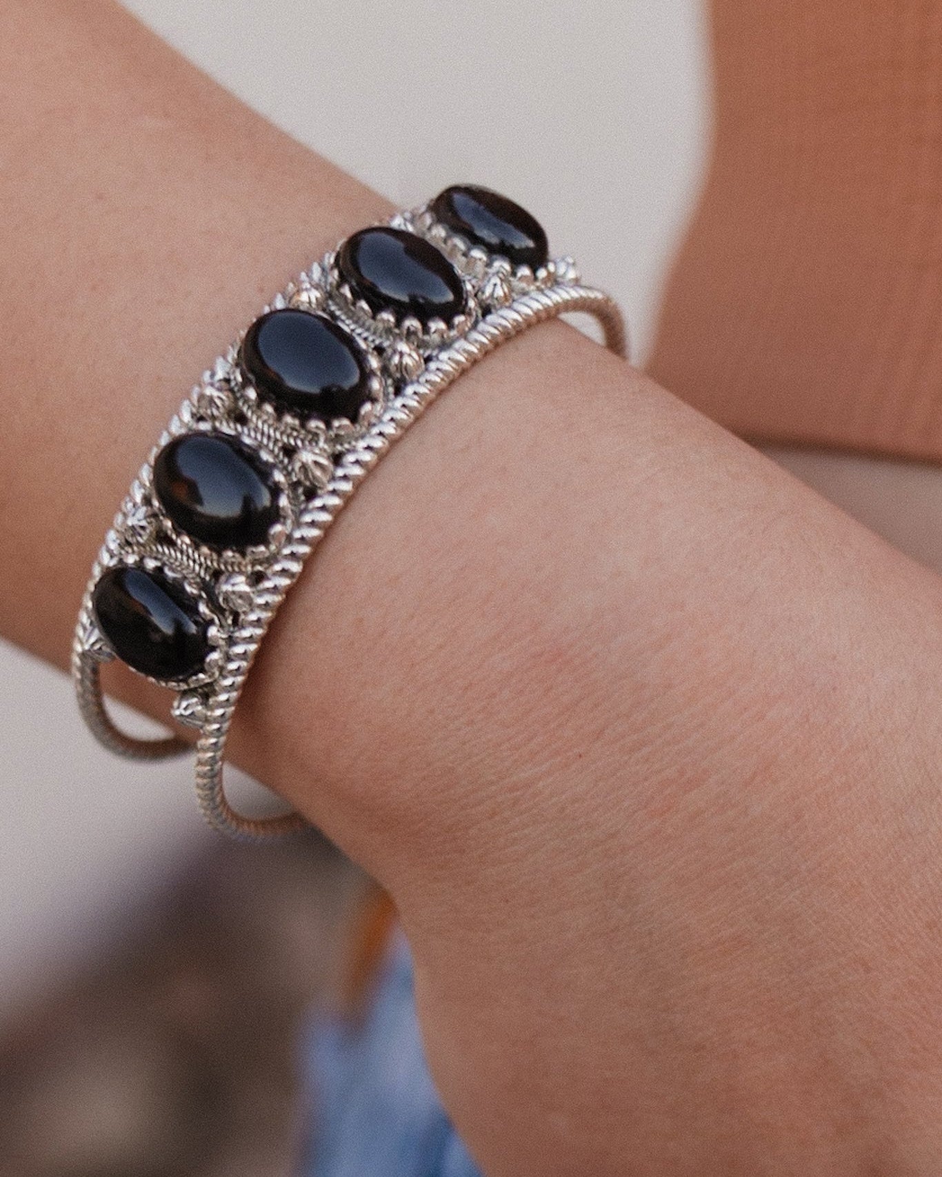 Twisted Trail Stone Cuff-Cuffs-Krush Kandy, Women's Online Fashion Boutique Located in Phoenix, Arizona (Scottsdale Area)