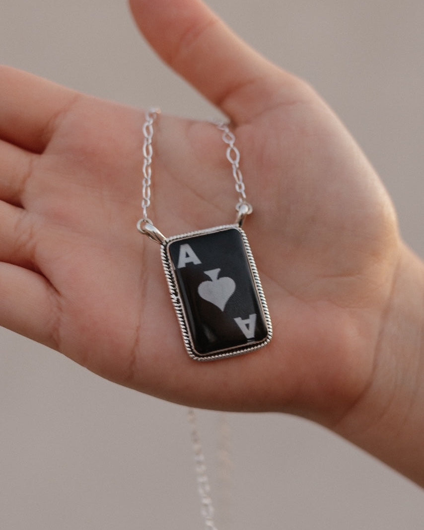 Wild Ace Sterling Silver Ring & Necklaces-Necklaces-Krush Kandy, Women's Online Fashion Boutique Located in Phoenix, Arizona (Scottsdale Area)
