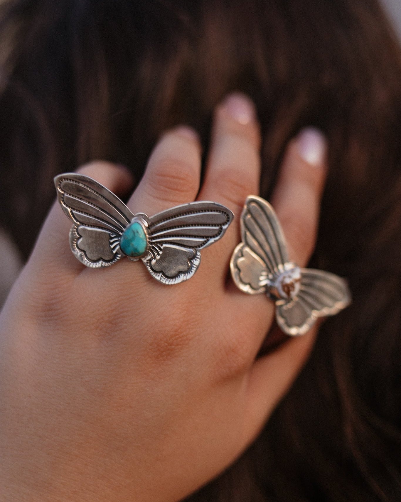 Single Stone Butterfly Ring-Statement Rings-Krush Kandy, Women's Online Fashion Boutique Located in Phoenix, Arizona (Scottsdale Area)
