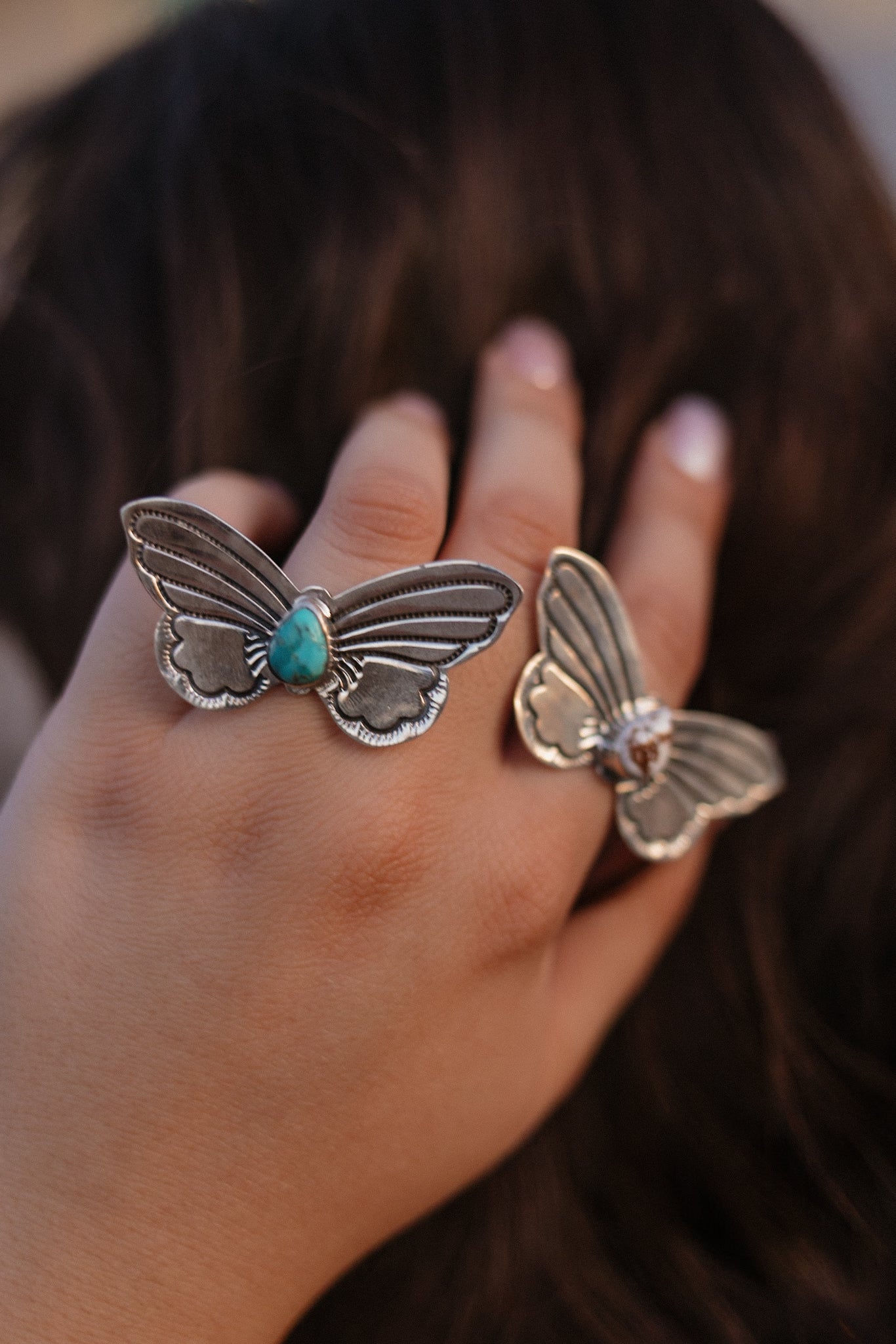 Single Stone Butterfly Ring-Statement Rings-Krush Kandy, Women's Online Fashion Boutique Located in Phoenix, Arizona (Scottsdale Area)