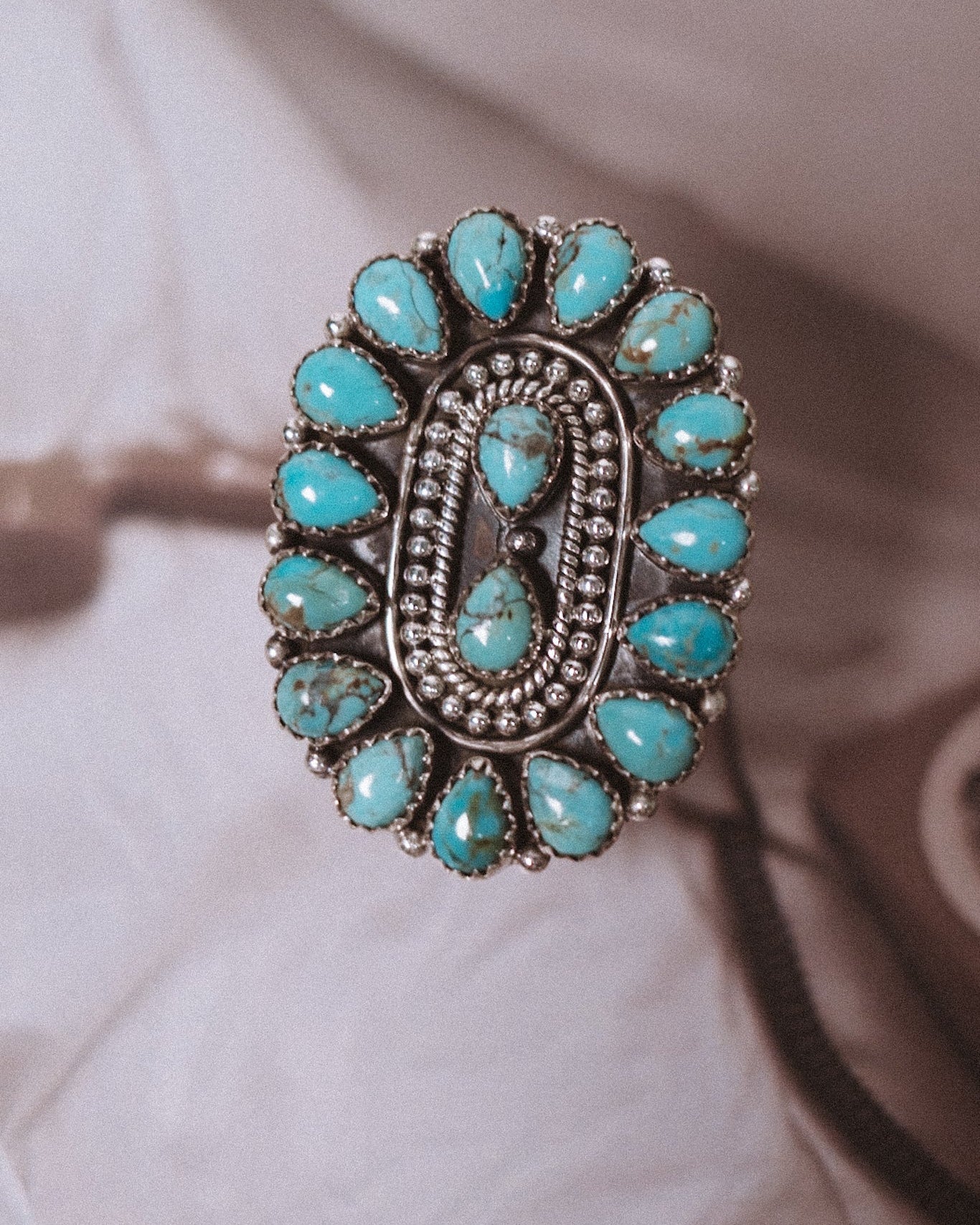 Krush Klassic Concho Stone Ring-Band Rings-Krush Kandy, Women's Online Fashion Boutique Located in Phoenix, Arizona (Scottsdale Area)