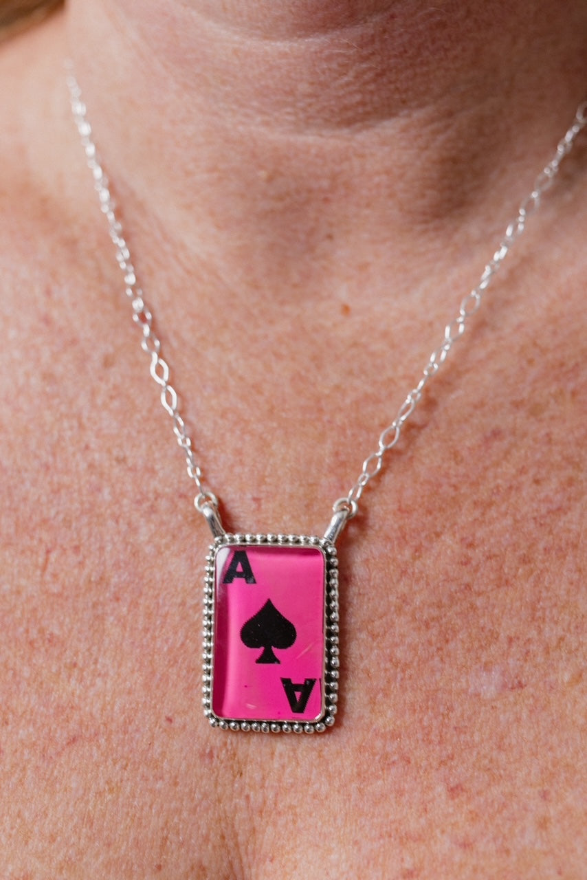 Wild Ace Sterling Silver Ring & Necklaces-Necklaces-Krush Kandy, Women's Online Fashion Boutique Located in Phoenix, Arizona (Scottsdale Area)