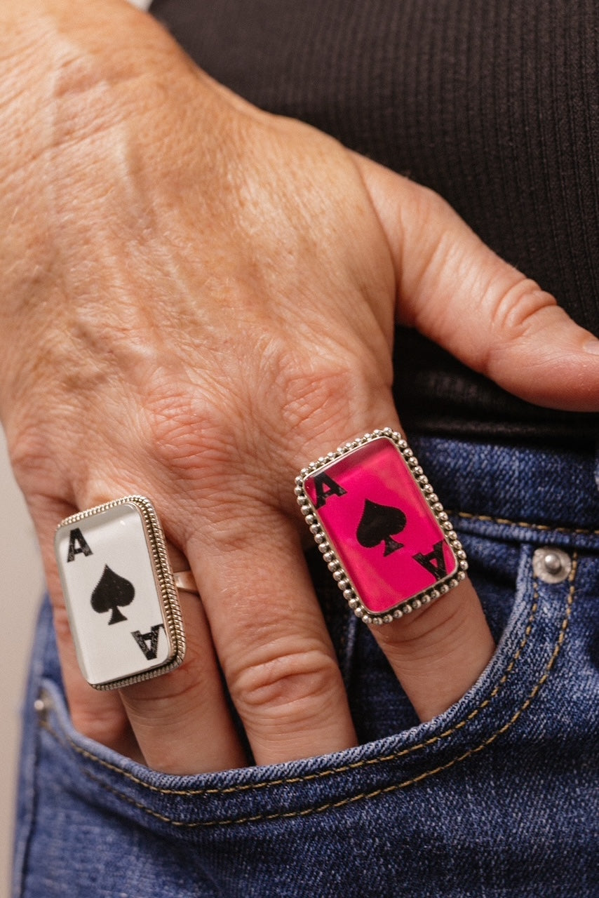 Wild Ace Sterling Silver Ring & Necklaces-Necklaces-Krush Kandy, Women's Online Fashion Boutique Located in Phoenix, Arizona (Scottsdale Area)