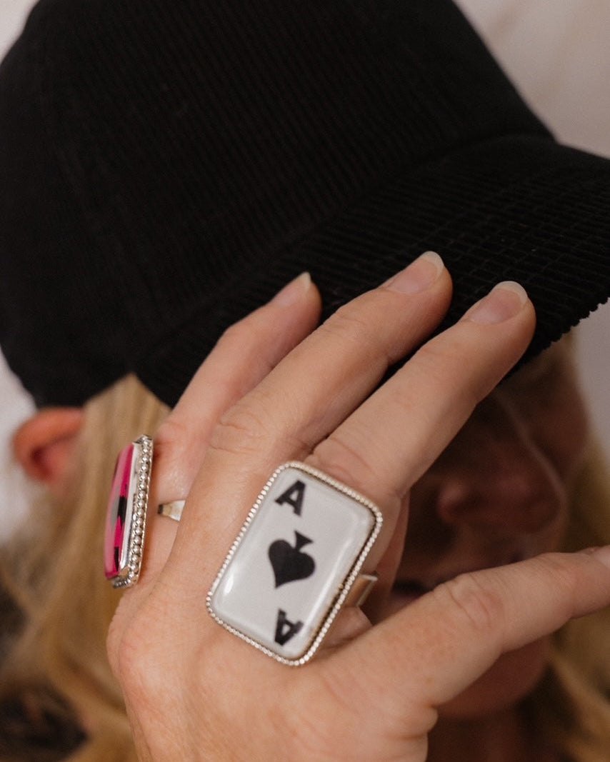 Wild Ace Sterling Silver Ring & Necklaces-Necklaces-Krush Kandy, Women's Online Fashion Boutique Located in Phoenix, Arizona (Scottsdale Area)