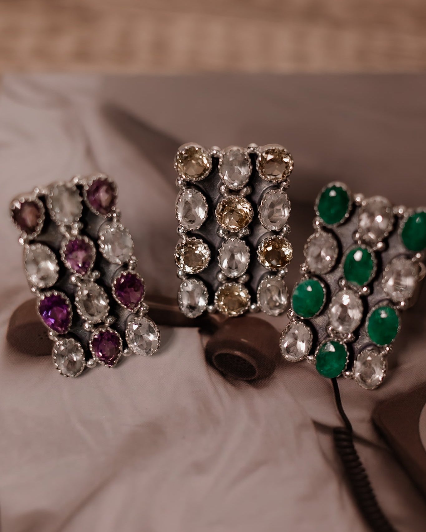 White CZ & Stone Bar Ring-Rings-Krush Kandy, Women's Online Fashion Boutique Located in Phoenix, Arizona (Scottsdale Area)