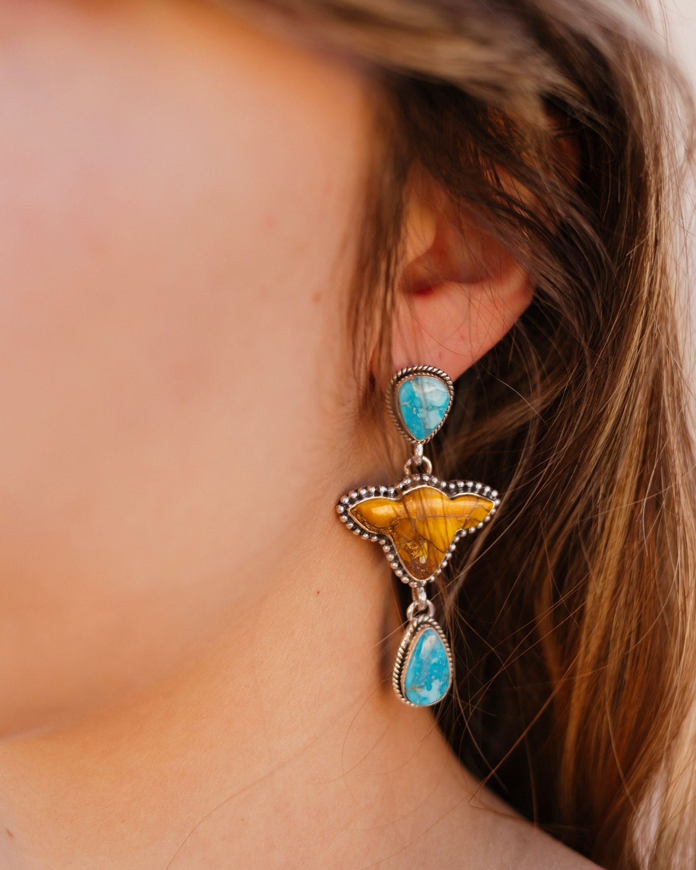 Desert Heat One Of A Kind Earrings-Earrings-Krush Kandy, Women's Online Fashion Boutique Located in Phoenix, Arizona (Scottsdale Area)