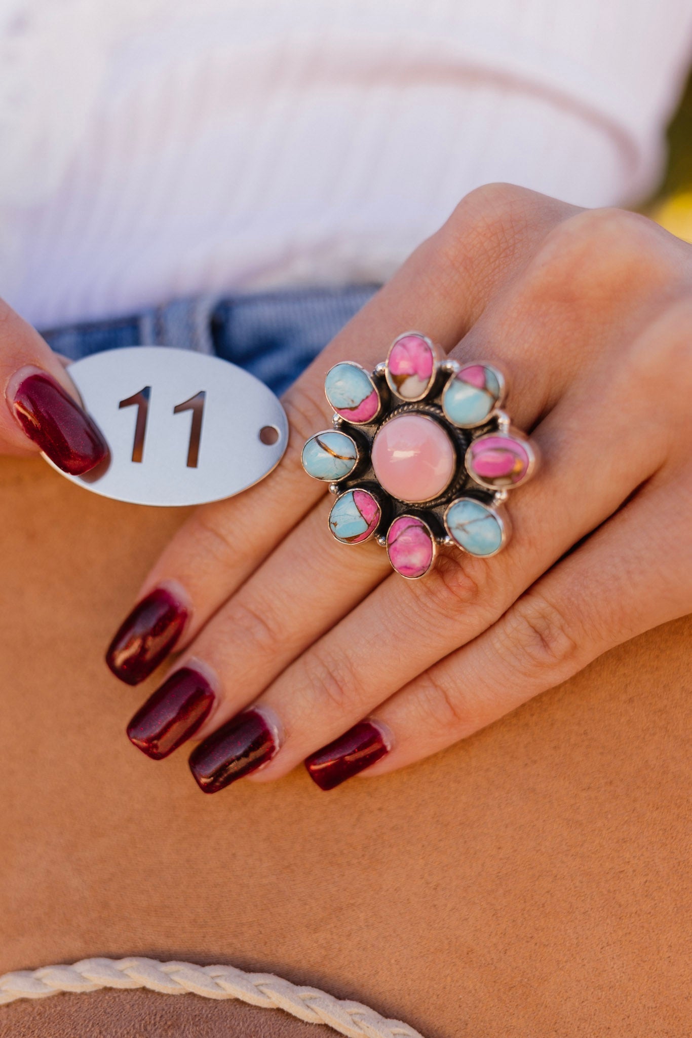 Cotton Kandy & Pink Conch Rings-Rings-Krush Kandy, Women's Online Fashion Boutique Located in Phoenix, Arizona (Scottsdale Area)