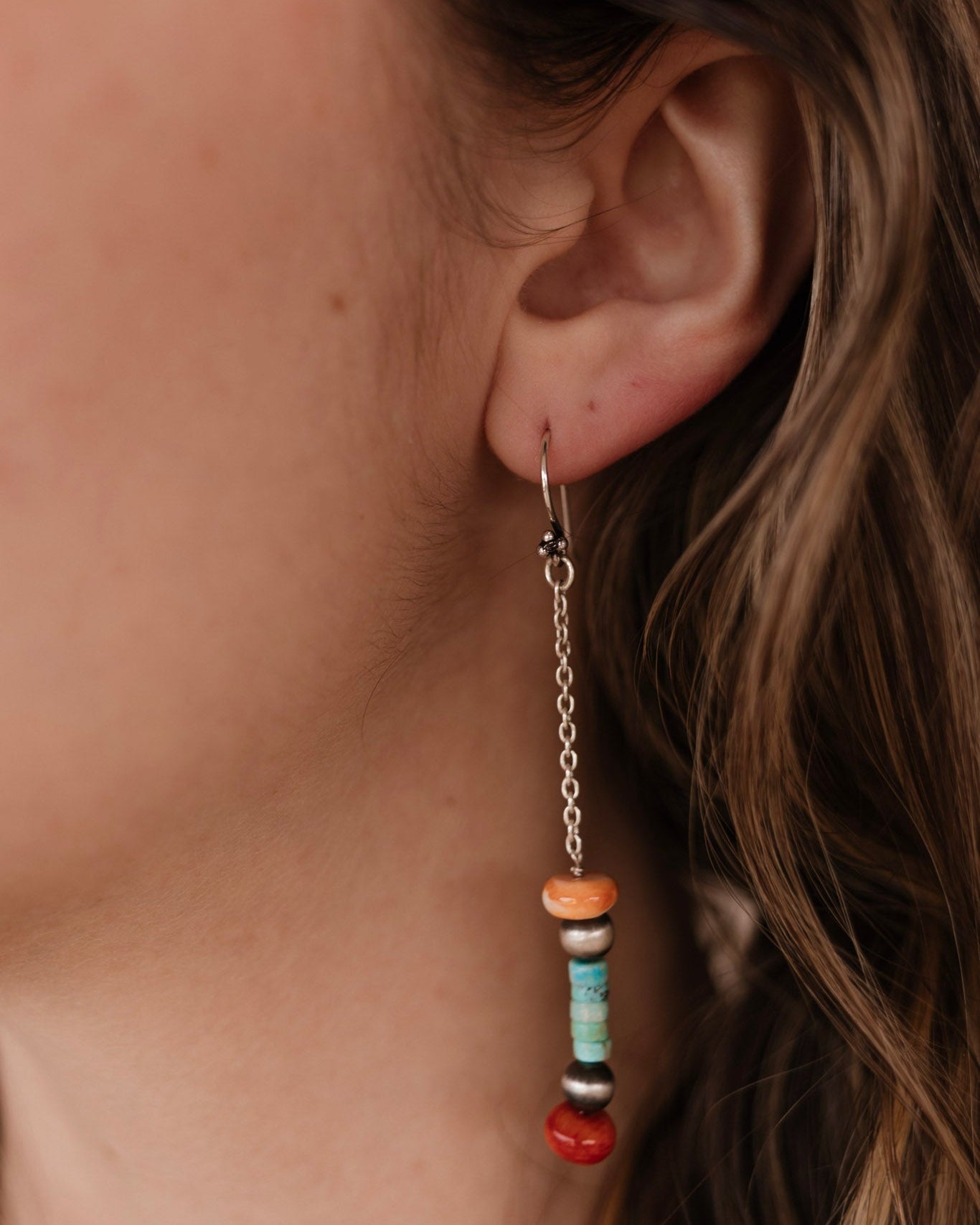 That Summer Feeling Desert Pearl Drop Earrings-Earrings-Krush Kandy, Women's Online Fashion Boutique Located in Phoenix, Arizona (Scottsdale Area)