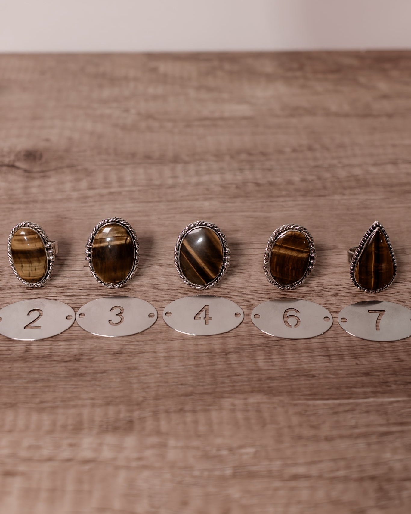 Tigers Eye Slab Rings-Rings-Krush Kandy, Women's Online Fashion Boutique Located in Phoenix, Arizona (Scottsdale Area)