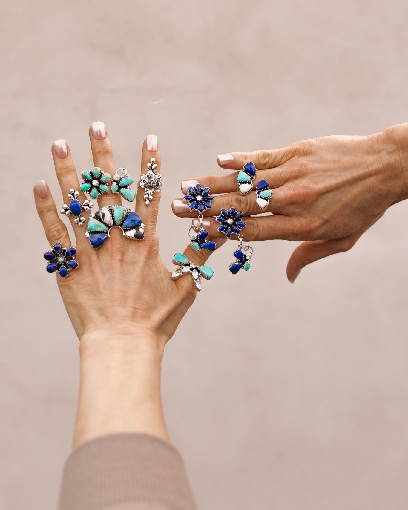 Over The Moon Multi Stone Ring-Ring Sizers-Krush Kandy, Women's Online Fashion Boutique Located in Phoenix, Arizona (Scottsdale Area)