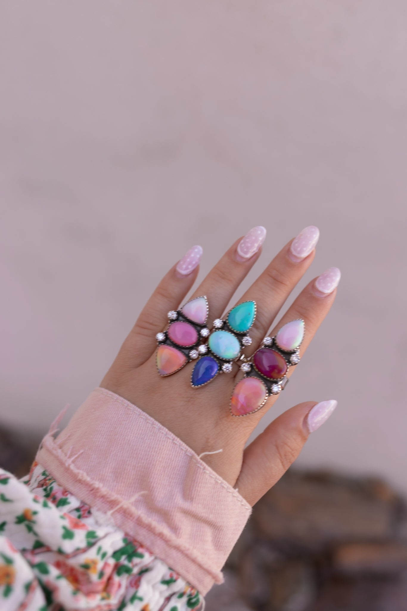One Of A Kind Aurora Crawler Rings MADE TO ORDER-Ring Sizers-Krush Kandy, Women's Online Fashion Boutique Located in Phoenix, Arizona (Scottsdale Area)