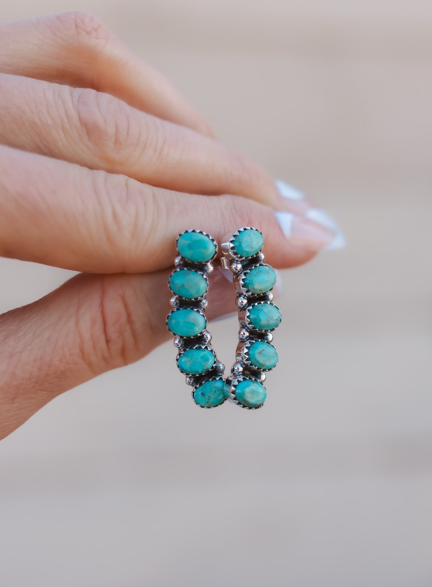 Angel Stone Sterling Silver Earrings-Drop Earrings-Krush Kandy, Women's Online Fashion Boutique Located in Phoenix, Arizona (Scottsdale Area)