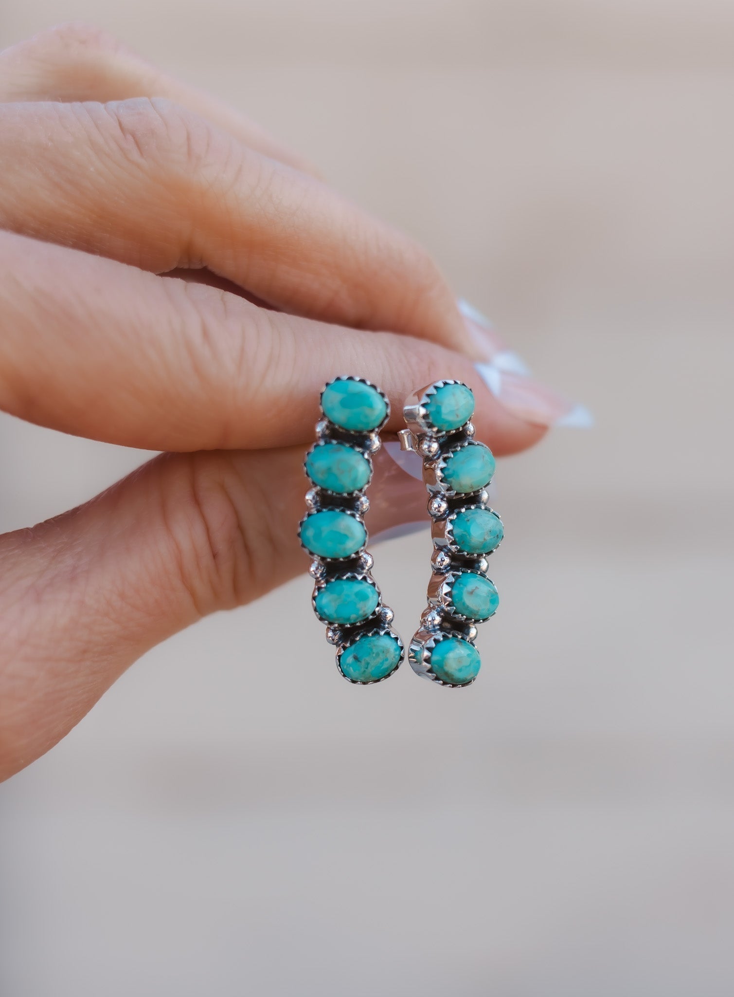 Angel Stone Sterling Silver Earrings-Drop Earrings-Krush Kandy, Women's Online Fashion Boutique Located in Phoenix, Arizona (Scottsdale Area)