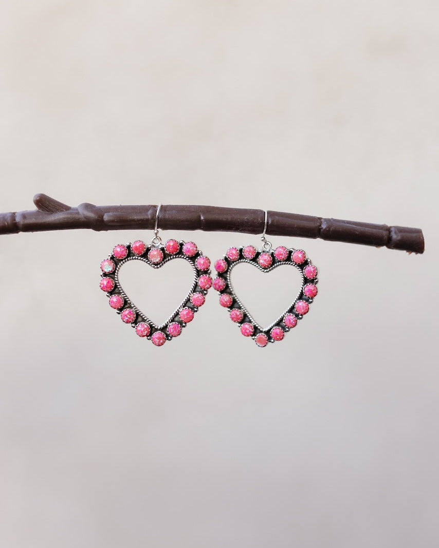 With All My Heart Stone Earrings | Krush Exclusive-Stud Earrings-Krush Kandy, Women's Online Fashion Boutique Located in Phoenix, Arizona (Scottsdale Area)