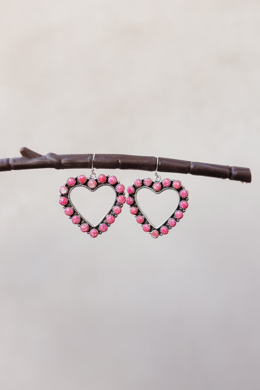 With All My Heart Stone Earrings | Krush Exclusive-Stud Earrings-Krush Kandy, Women's Online Fashion Boutique Located in Phoenix, Arizona (Scottsdale Area)