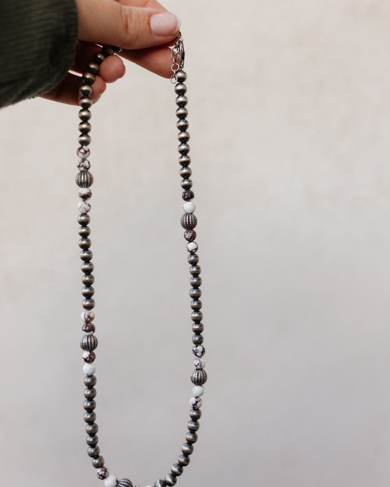 Wildhorse & Multi Desert Pearl Necklace-Chain Necklaces-Krush Kandy, Women's Online Fashion Boutique Located in Phoenix, Arizona (Scottsdale Area)