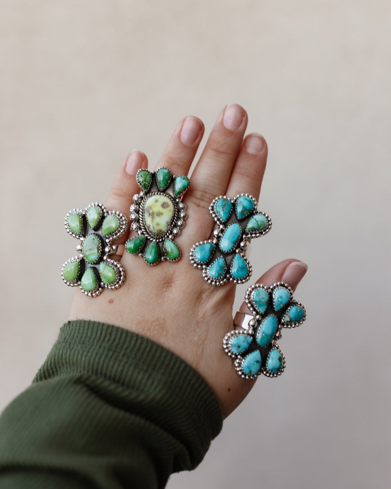 Mine 8 & Sonoran Gold One of a Kind Rings-Statement Rings-Krush Kandy, Women's Online Fashion Boutique Located in Phoenix, Arizona (Scottsdale Area)