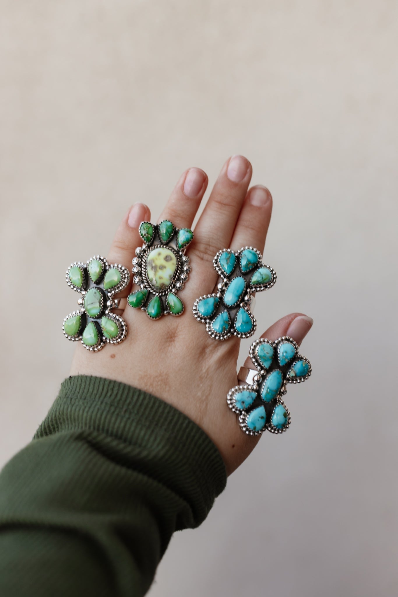 Mine 8 & Sonoran Gold One of a Kind Rings-Statement Rings-Krush Kandy, Women's Online Fashion Boutique Located in Phoenix, Arizona (Scottsdale Area)