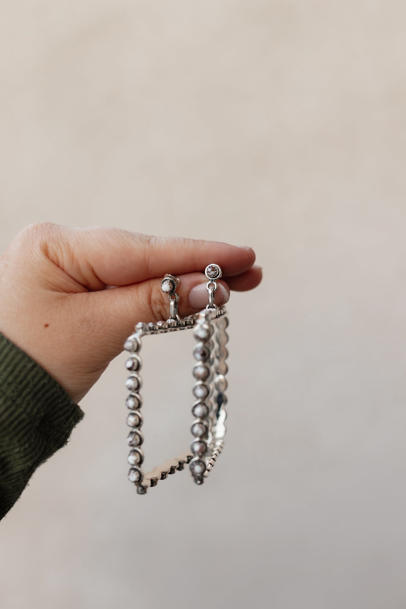 Shape Of You Stone Earrings-Stud Earrings-Krush Kandy, Women's Online Fashion Boutique Located in Phoenix, Arizona (Scottsdale Area)