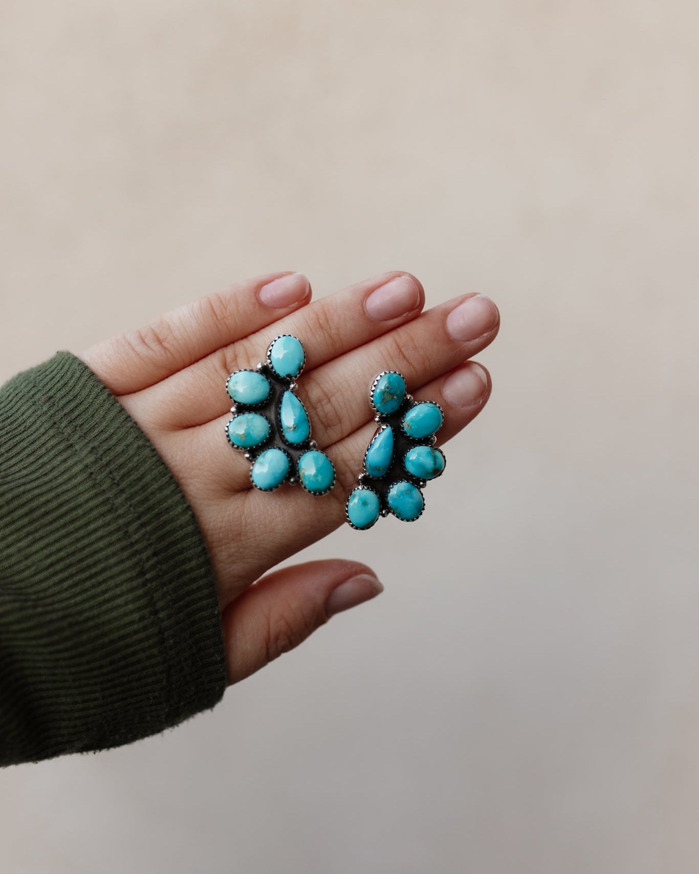 Half Cluster Earrings-Statement Rings-Krush Kandy, Women's Online Fashion Boutique Located in Phoenix, Arizona (Scottsdale Area)