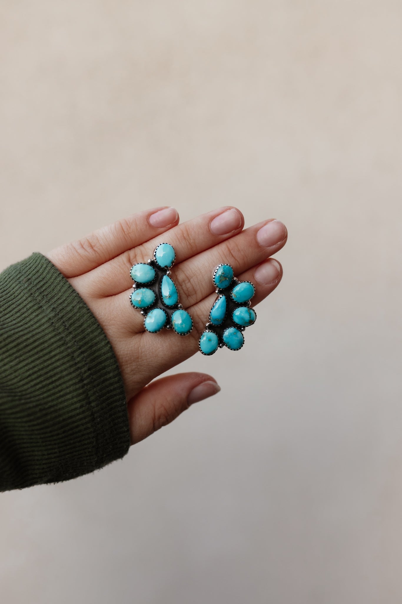 Half Cluster Earrings-Statement Rings-Krush Kandy, Women's Online Fashion Boutique Located in Phoenix, Arizona (Scottsdale Area)