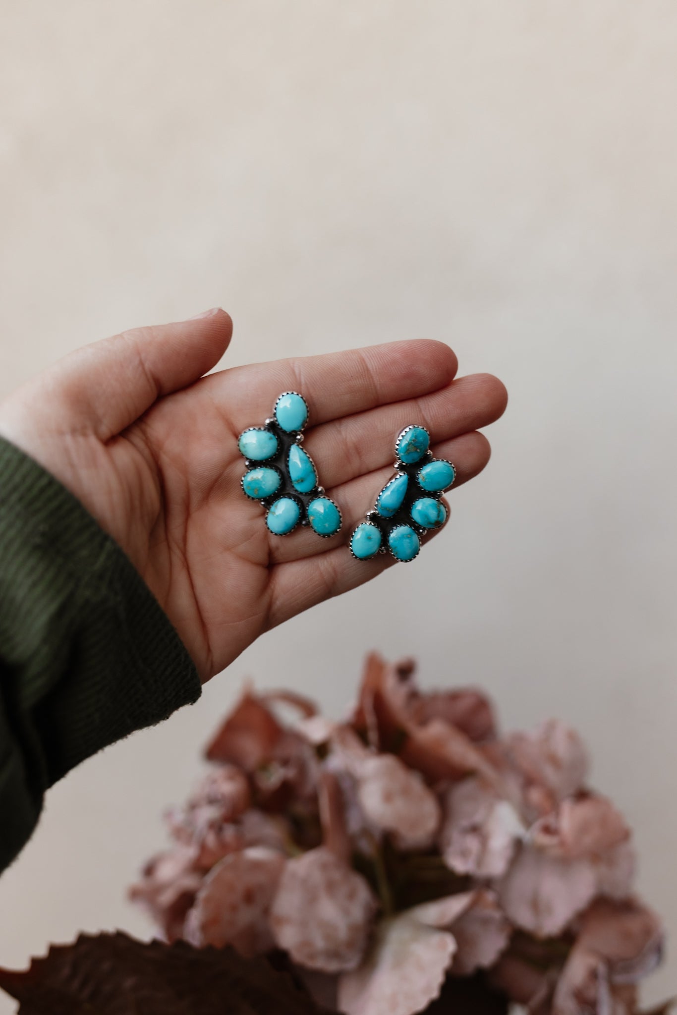 Half Cluster Earrings-Statement Rings-Krush Kandy, Women's Online Fashion Boutique Located in Phoenix, Arizona (Scottsdale Area)