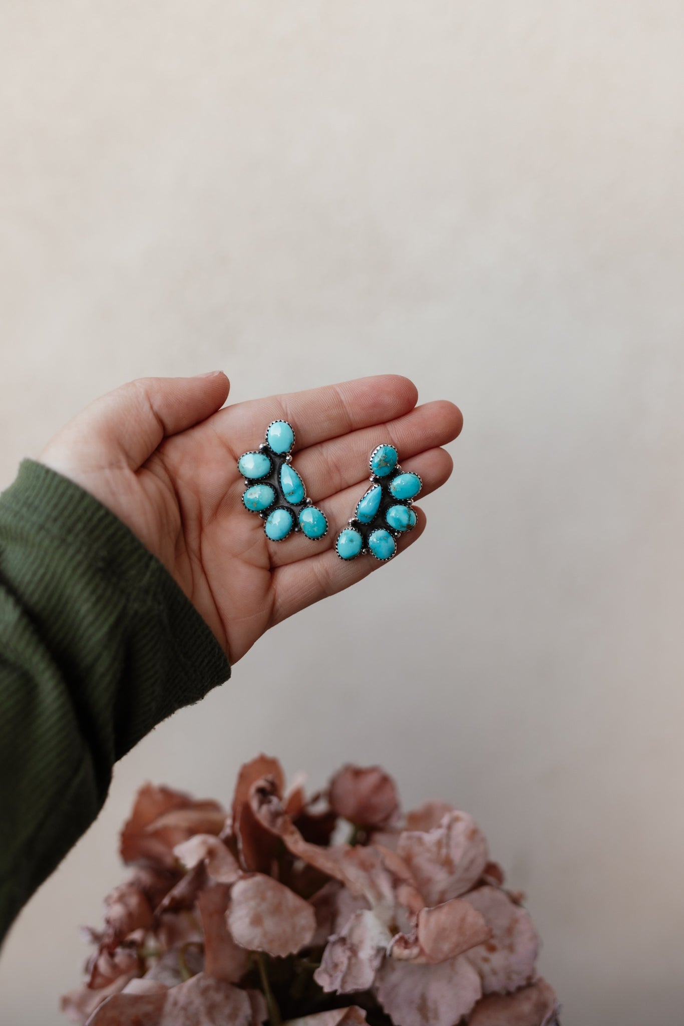 Half Cluster Earrings-Statement Rings-Krush Kandy, Women's Online Fashion Boutique Located in Phoenix, Arizona (Scottsdale Area)