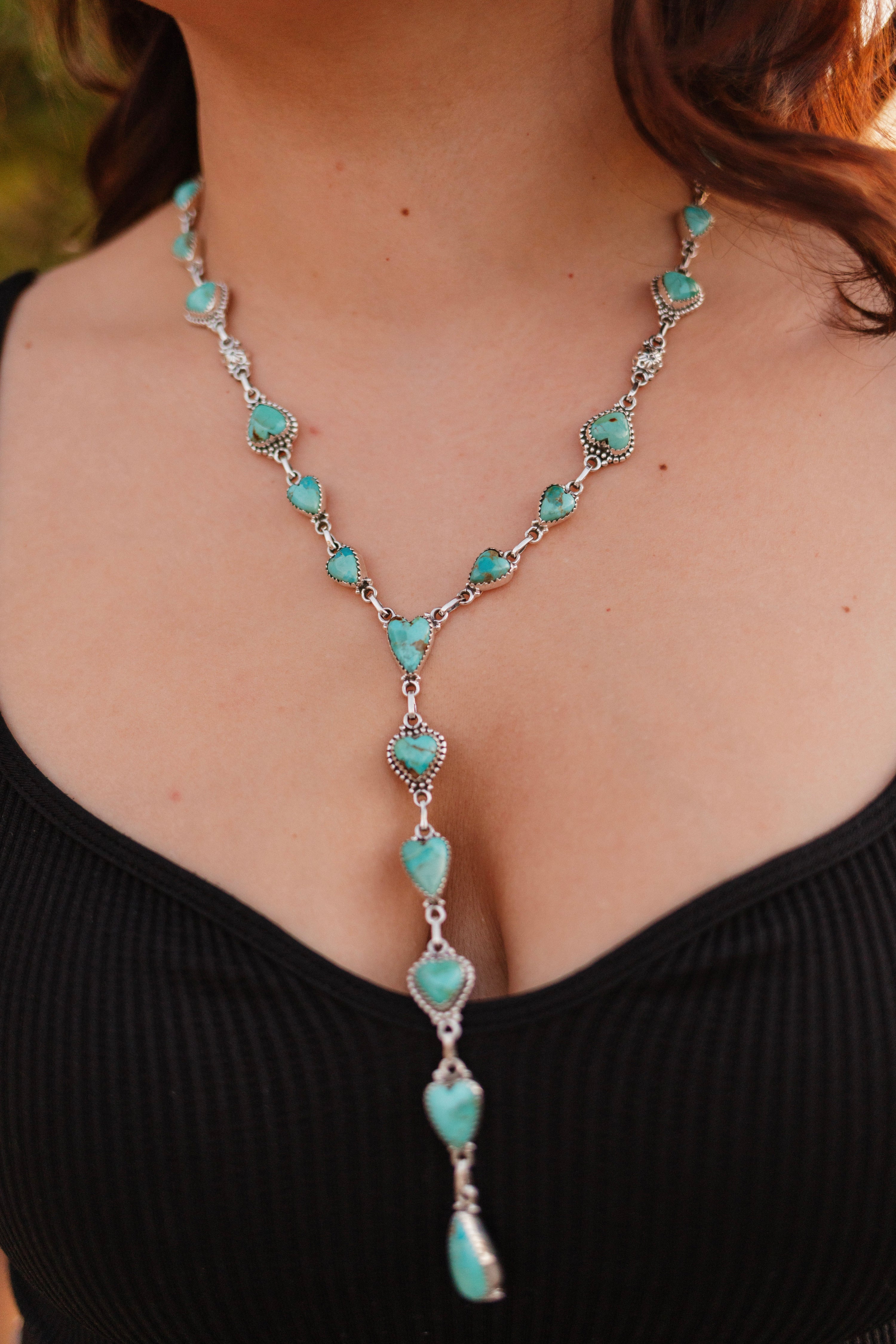 Hearts Galore Lariat Stone Necklace-Necklaces-Krush Kandy, Women's Online Fashion Boutique Located in Phoenix, Arizona (Scottsdale Area)