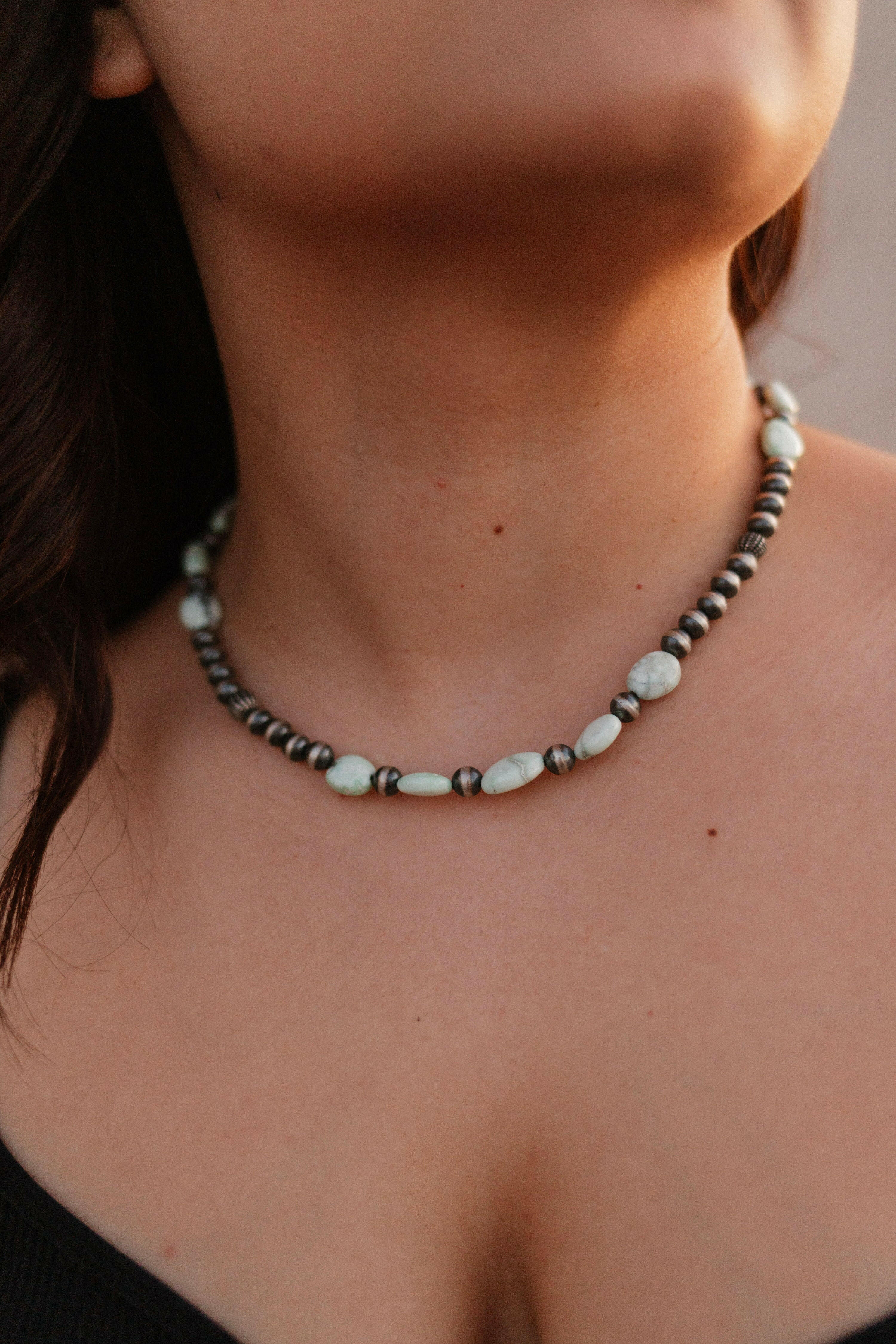 Palomas Desert Pearl Necklace-Chain Necklaces-Krush Kandy, Women's Online Fashion Boutique Located in Phoenix, Arizona (Scottsdale Area)