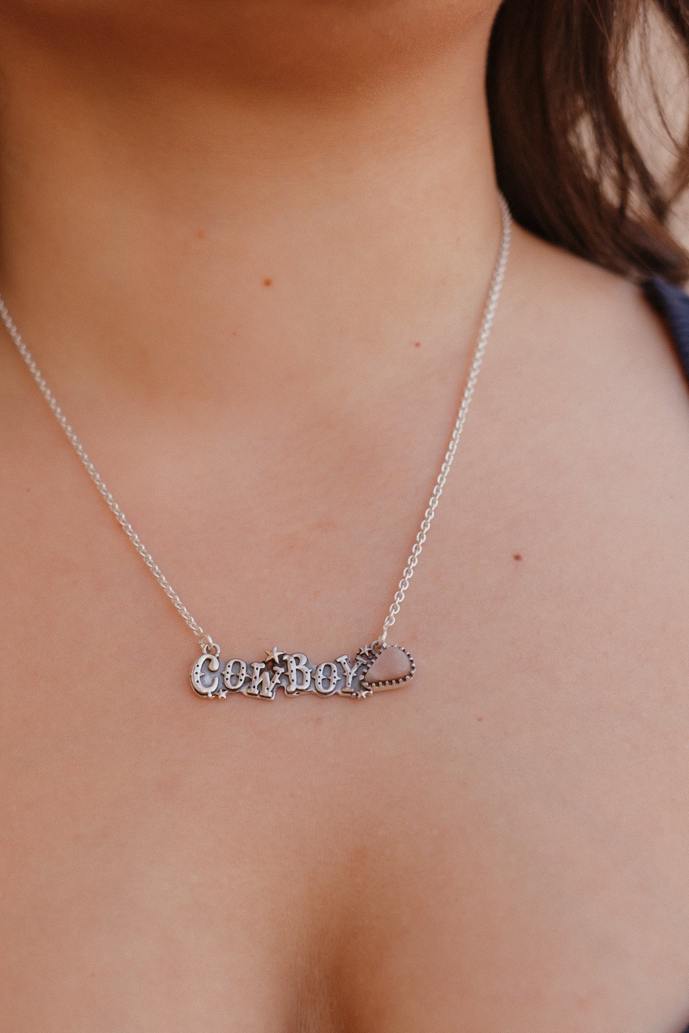 Meet Me At The Rodeo Cowboy Necklace-Chain Necklaces-Krush Kandy, Women's Online Fashion Boutique Located in Phoenix, Arizona (Scottsdale Area)