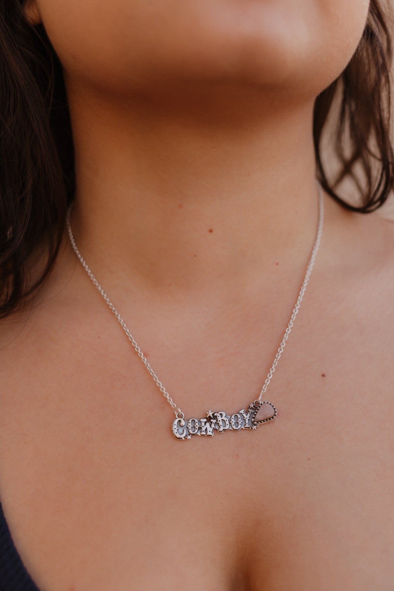 Meet Me At The Rodeo Cowboy Necklace-Chain Necklaces-Krush Kandy, Women's Online Fashion Boutique Located in Phoenix, Arizona (Scottsdale Area)