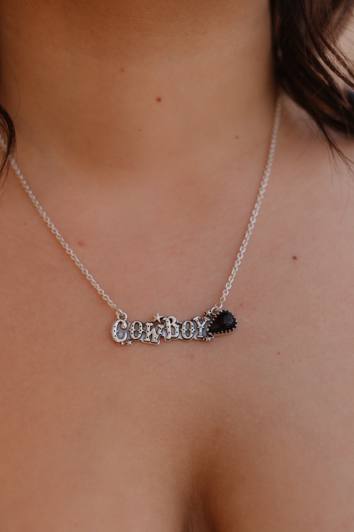 Meet Me At The Rodeo Cowboy Necklace-Chain Necklaces-Krush Kandy, Women's Online Fashion Boutique Located in Phoenix, Arizona (Scottsdale Area)