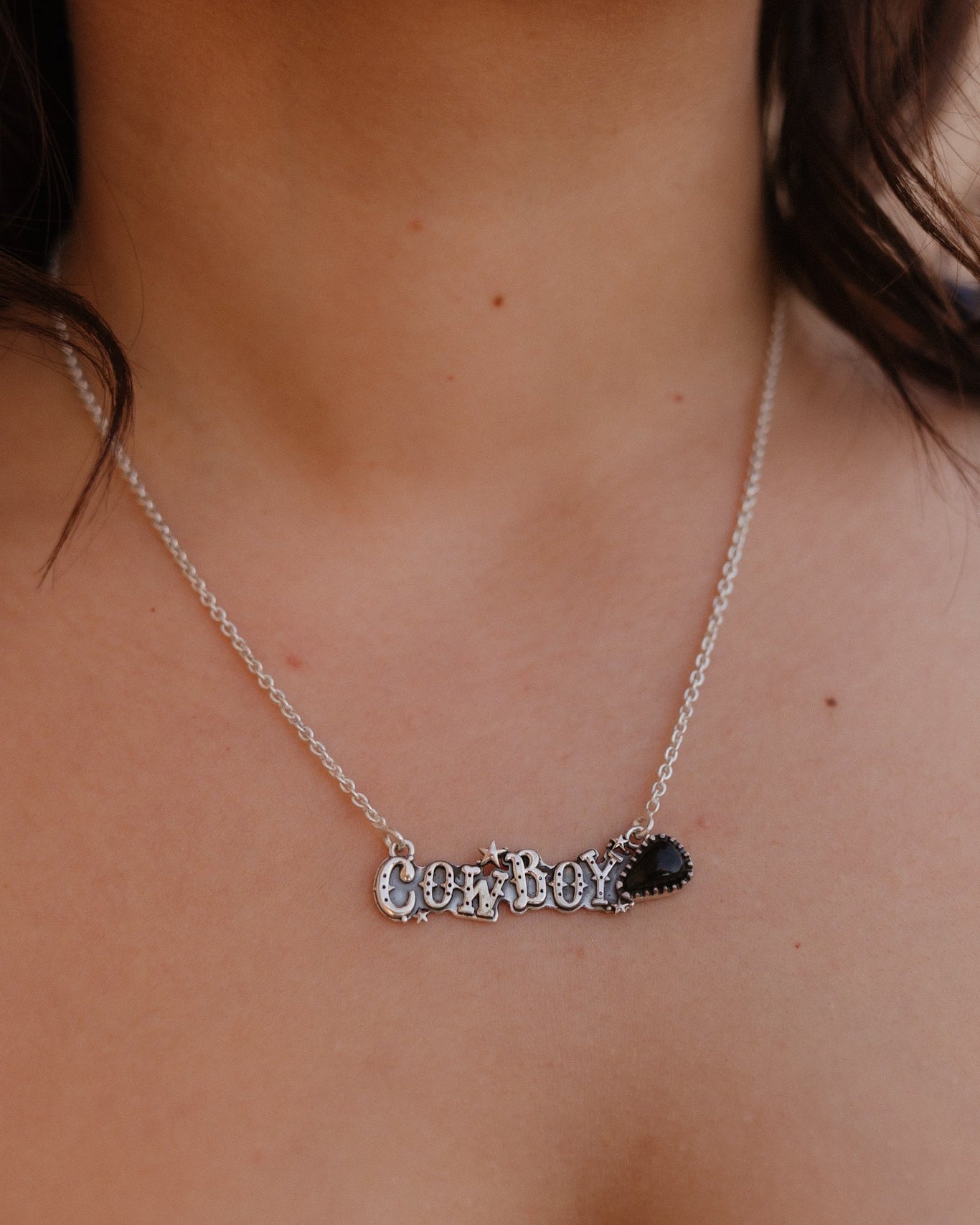 Meet Me At The Rodeo Cowboy Necklace-Chain Necklaces-Krush Kandy, Women's Online Fashion Boutique Located in Phoenix, Arizona (Scottsdale Area)