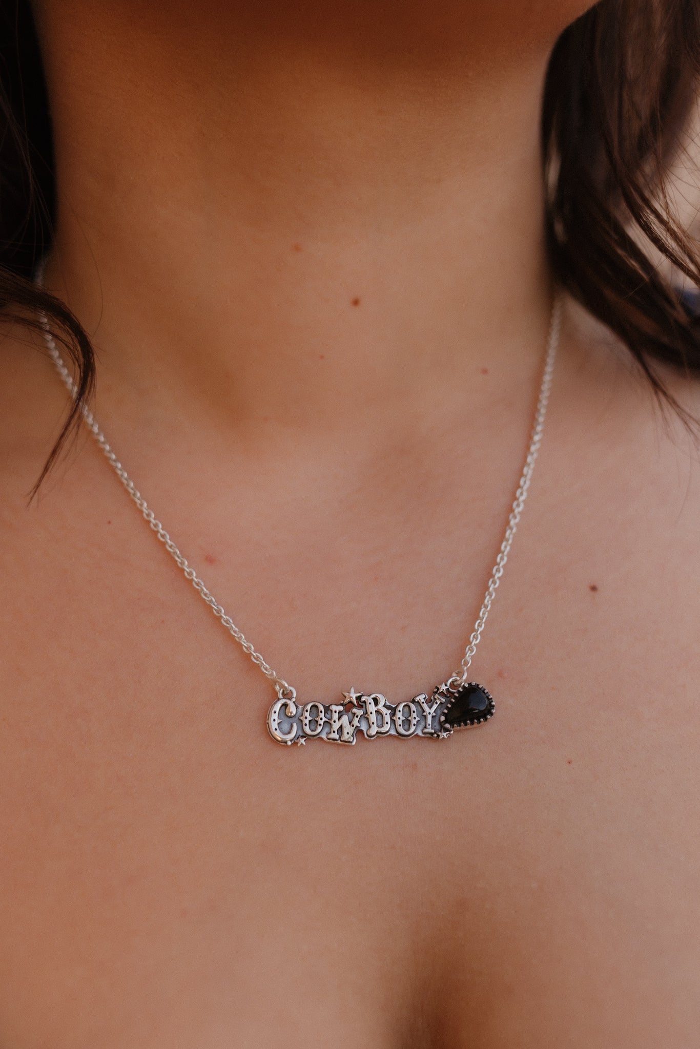 Meet Me At The Rodeo Cowboy Necklace-Chain Necklaces-Krush Kandy, Women's Online Fashion Boutique Located in Phoenix, Arizona (Scottsdale Area)