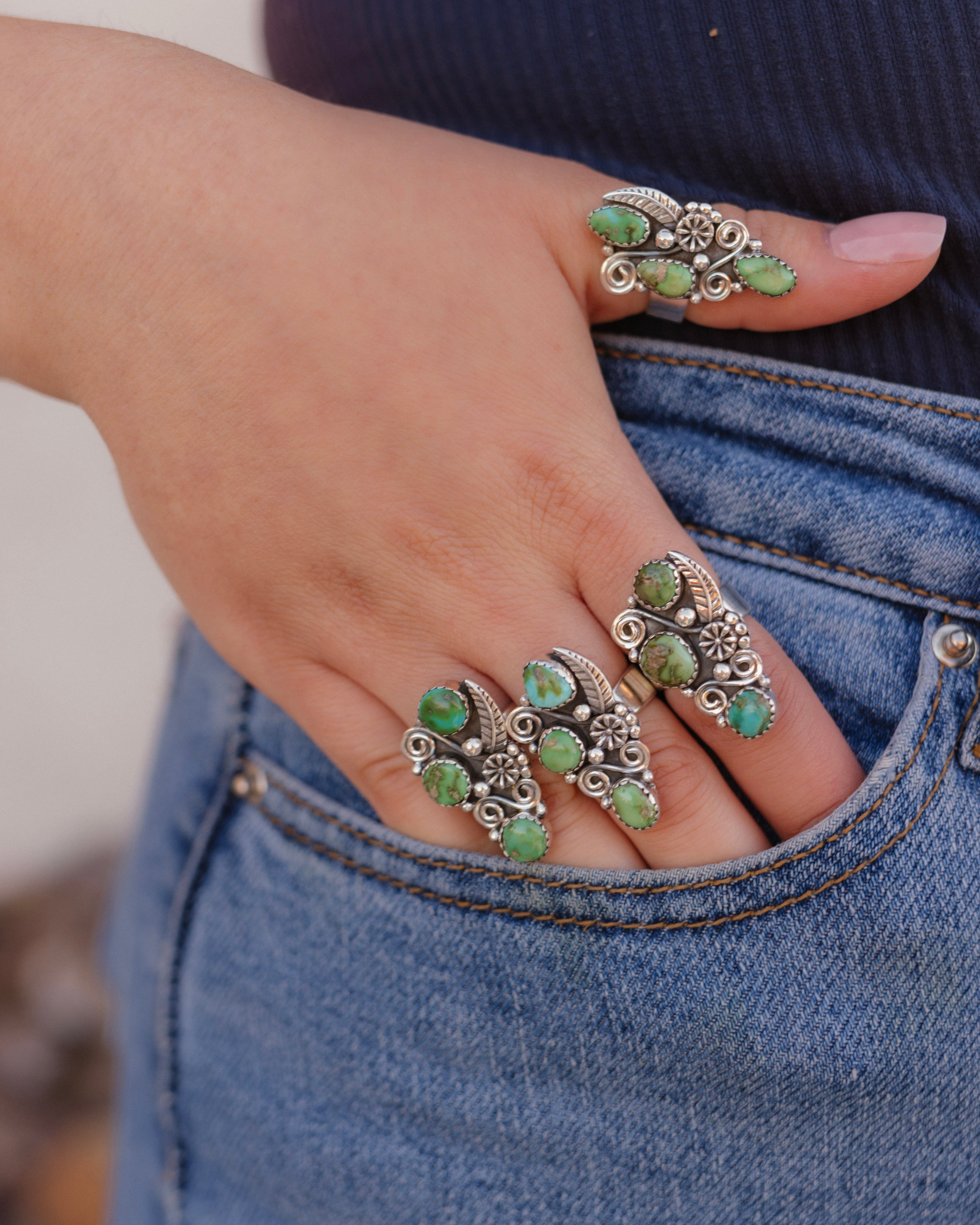 Sonoran Gold Henley Stone Ring-Rings-Krush Kandy, Women's Online Fashion Boutique Located in Phoenix, Arizona (Scottsdale Area)