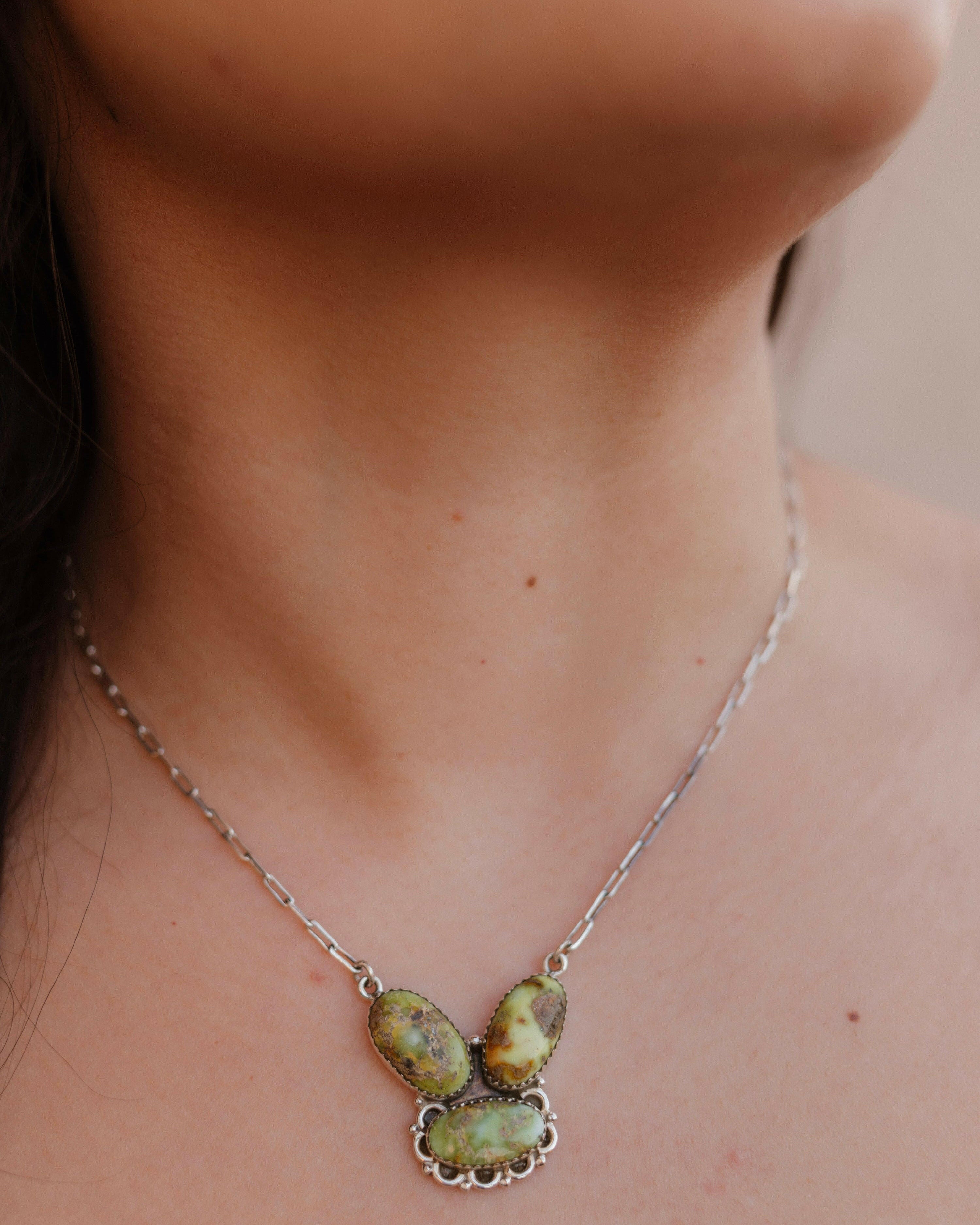 Clove Stone Slab Necklace-Chain Necklaces-Krush Kandy, Women's Online Fashion Boutique Located in Phoenix, Arizona (Scottsdale Area)