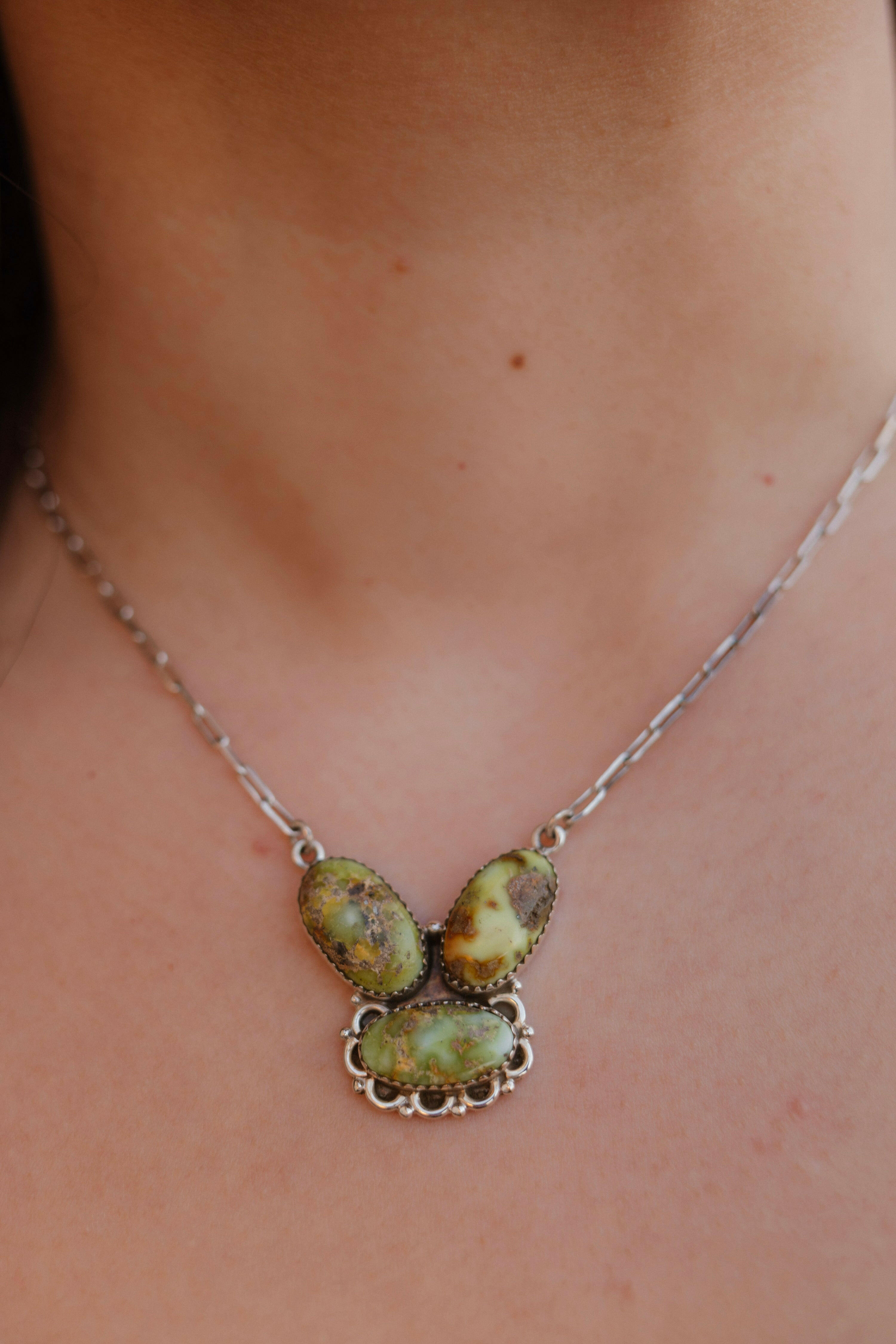 Clove Stone Slab Necklace-Chain Necklaces-Krush Kandy, Women's Online Fashion Boutique Located in Phoenix, Arizona (Scottsdale Area)