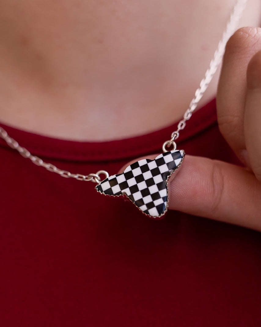 Belle's Bliss Checkered Necklaces-Necklaces-Krush Kandy, Women's Online Fashion Boutique Located in Phoenix, Arizona (Scottsdale Area)
