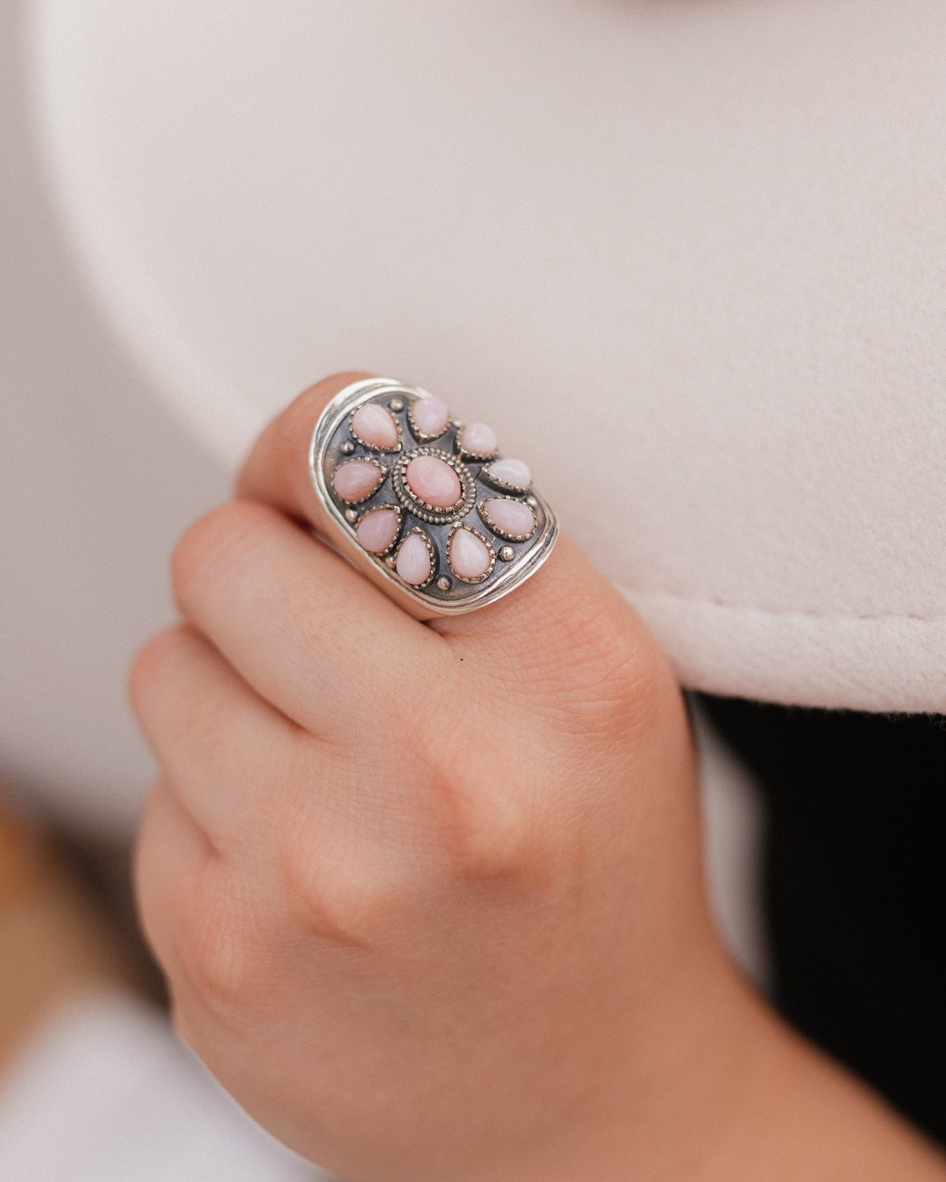 Round My Finger Cluster Ring MADE TO ORDER-Cluster Rings-Krush Kandy, Women's Online Fashion Boutique Located in Phoenix, Arizona (Scottsdale Area)