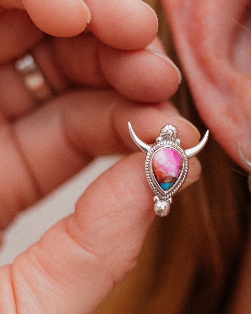 Canyon Wrangler Stud Earrings-Stud Earrings-Krush Kandy, Women's Online Fashion Boutique Located in Phoenix, Arizona (Scottsdale Area)