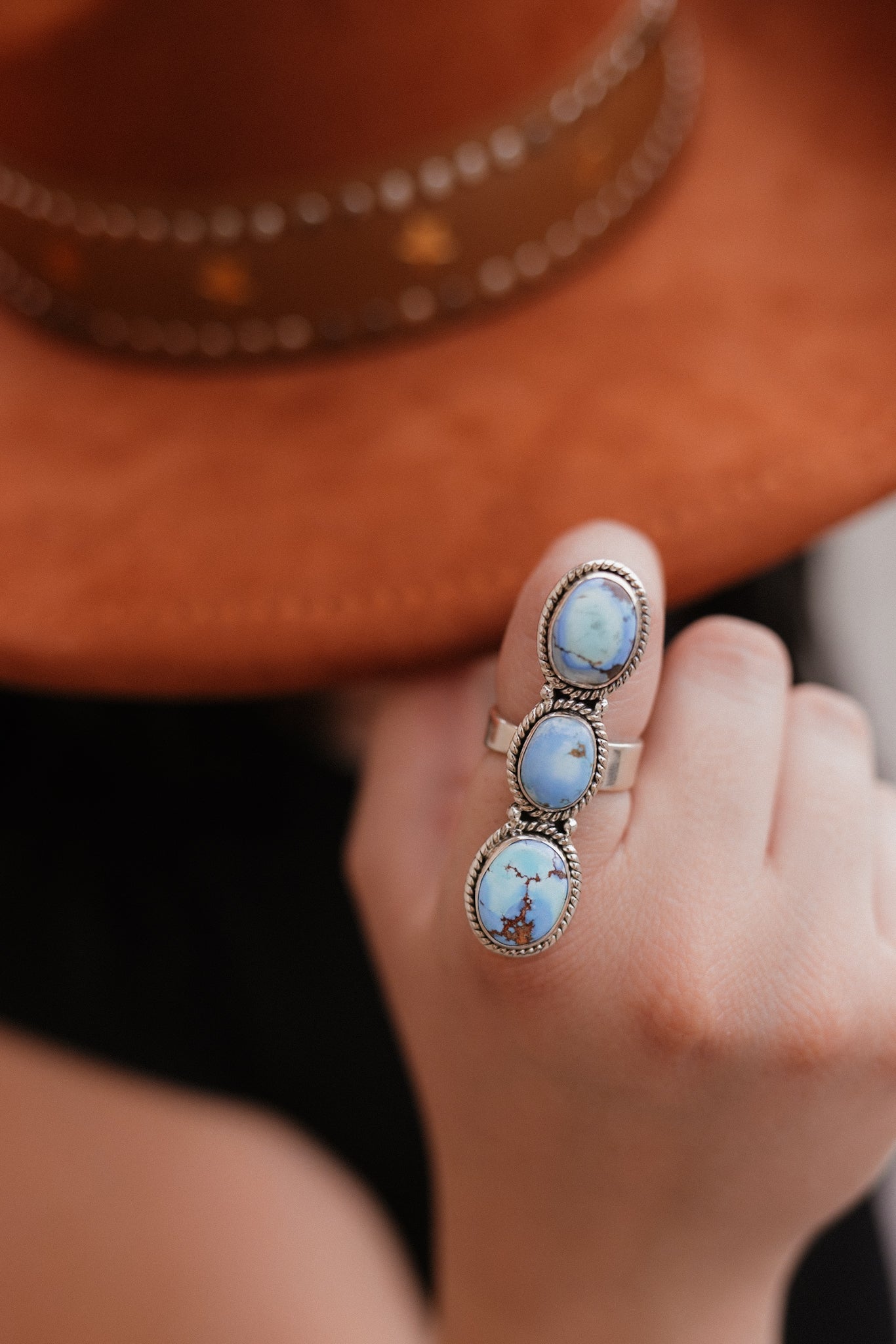 Golden Hills Three Stone Crawler-Crawler Rings-Krush Kandy, Women's Online Fashion Boutique Located in Phoenix, Arizona (Scottsdale Area)