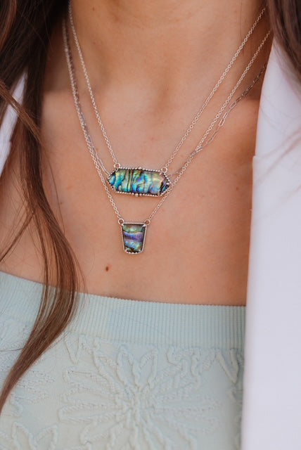 Geometric Slab Necklace-Necklaces-Krush Kandy, Women's Online Fashion Boutique Located in Phoenix, Arizona (Scottsdale Area)