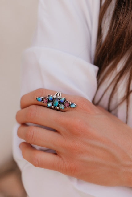 Ethereal Elegance Stone Rings-Rings-Krush Kandy, Women's Online Fashion Boutique Located in Phoenix, Arizona (Scottsdale Area)