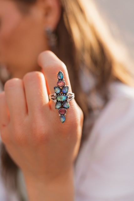 Ethereal Elegance Stone Rings-Rings-Krush Kandy, Women's Online Fashion Boutique Located in Phoenix, Arizona (Scottsdale Area)