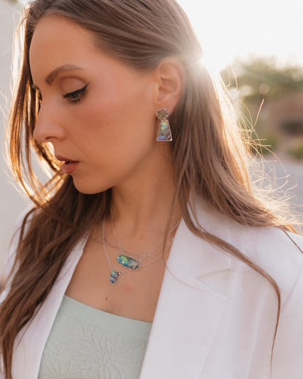 Serenity's Stone Slab Earrings-Earrings-Krush Kandy, Women's Online Fashion Boutique Located in Phoenix, Arizona (Scottsdale Area)