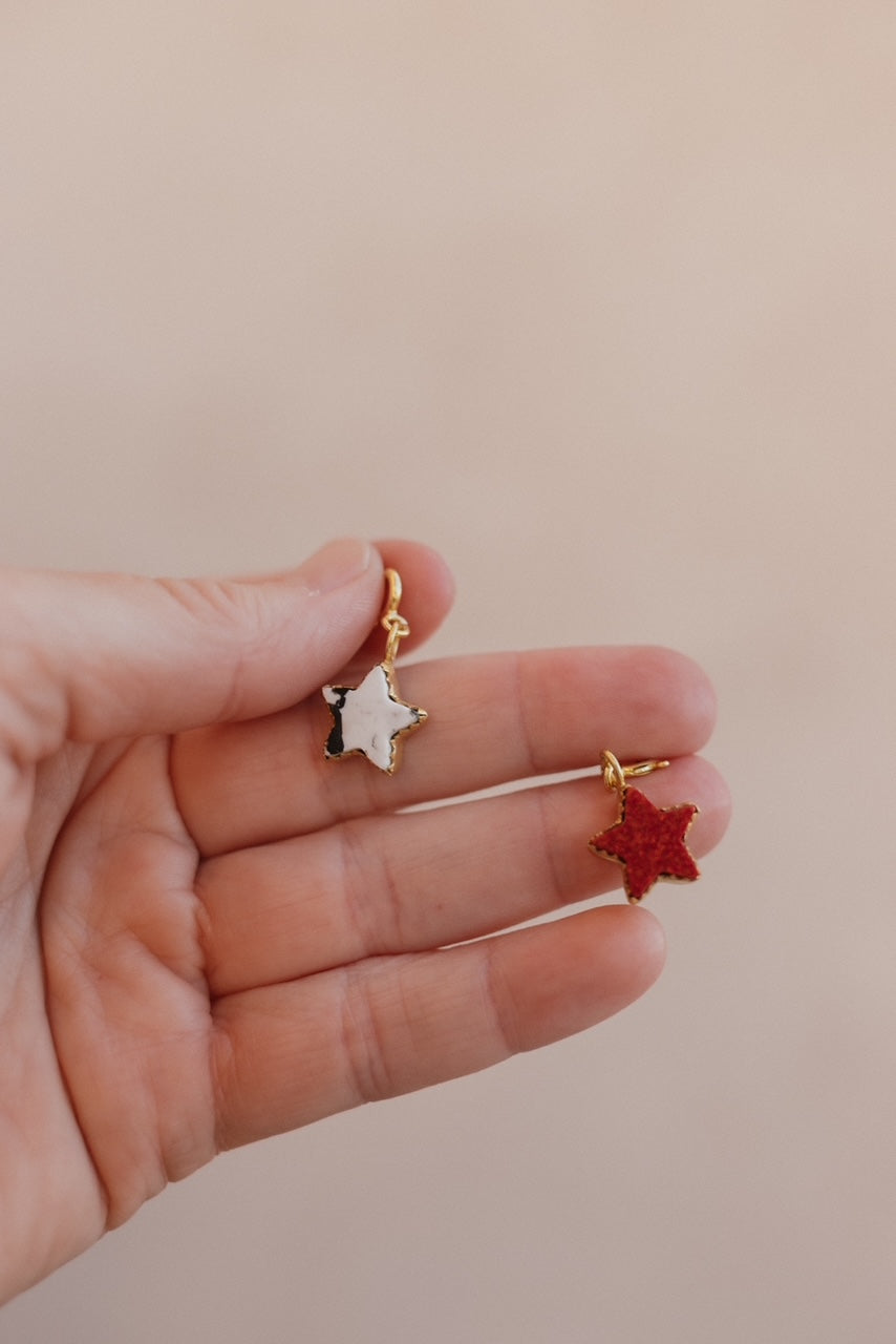 Gold Star Charm-Necklaces-Krush Kandy, Women's Online Fashion Boutique Located in Phoenix, Arizona (Scottsdale Area)